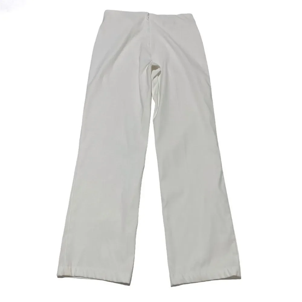 THE White House White Flare Dress Pant Trousers 10